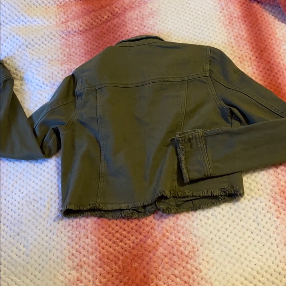 Green Jeans Jacket - Picture 2 of 4